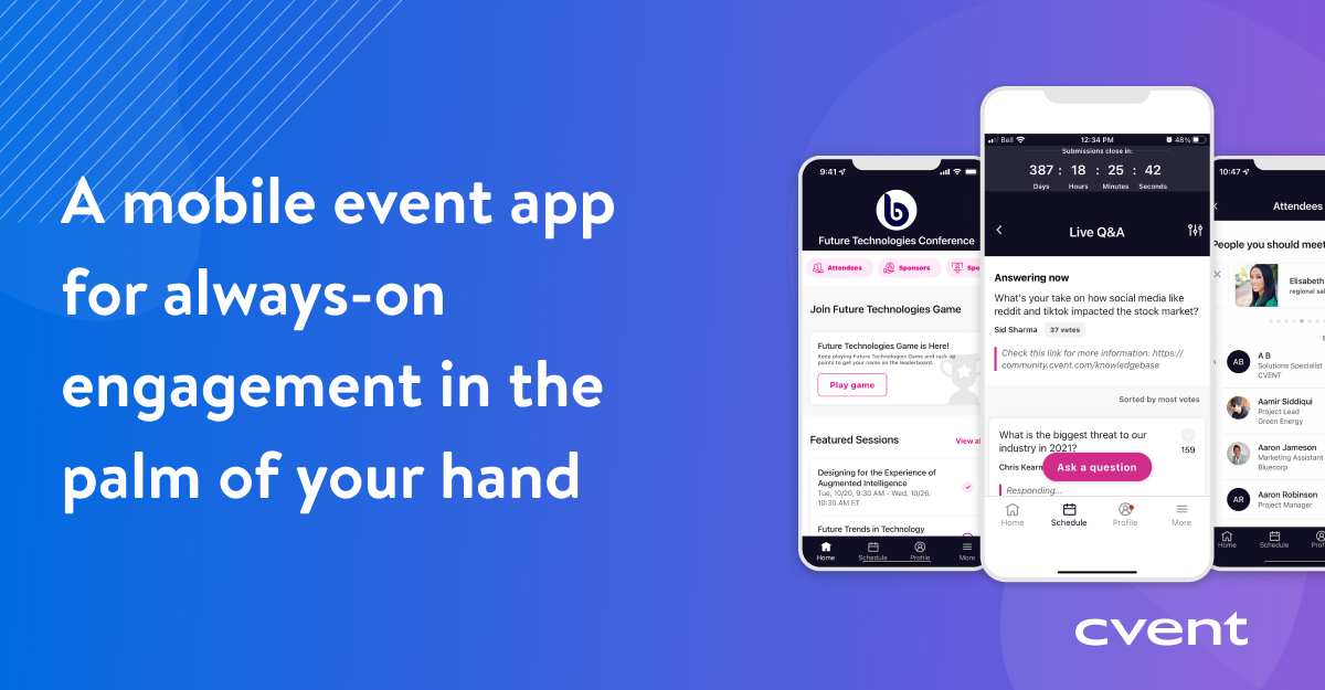Mobile & Conference Event Apps Cvent